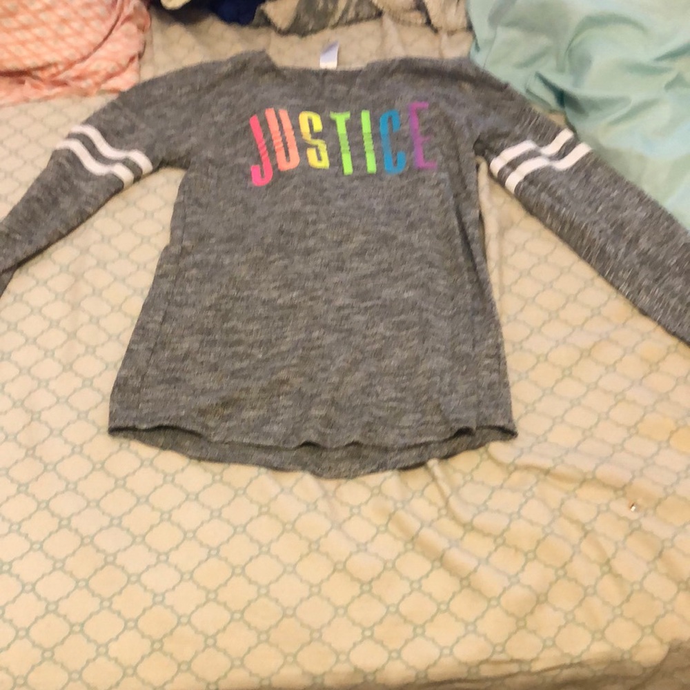 Gray justice longsleeve
